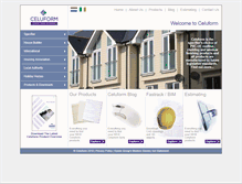 Tablet Screenshot of celuform.co.uk